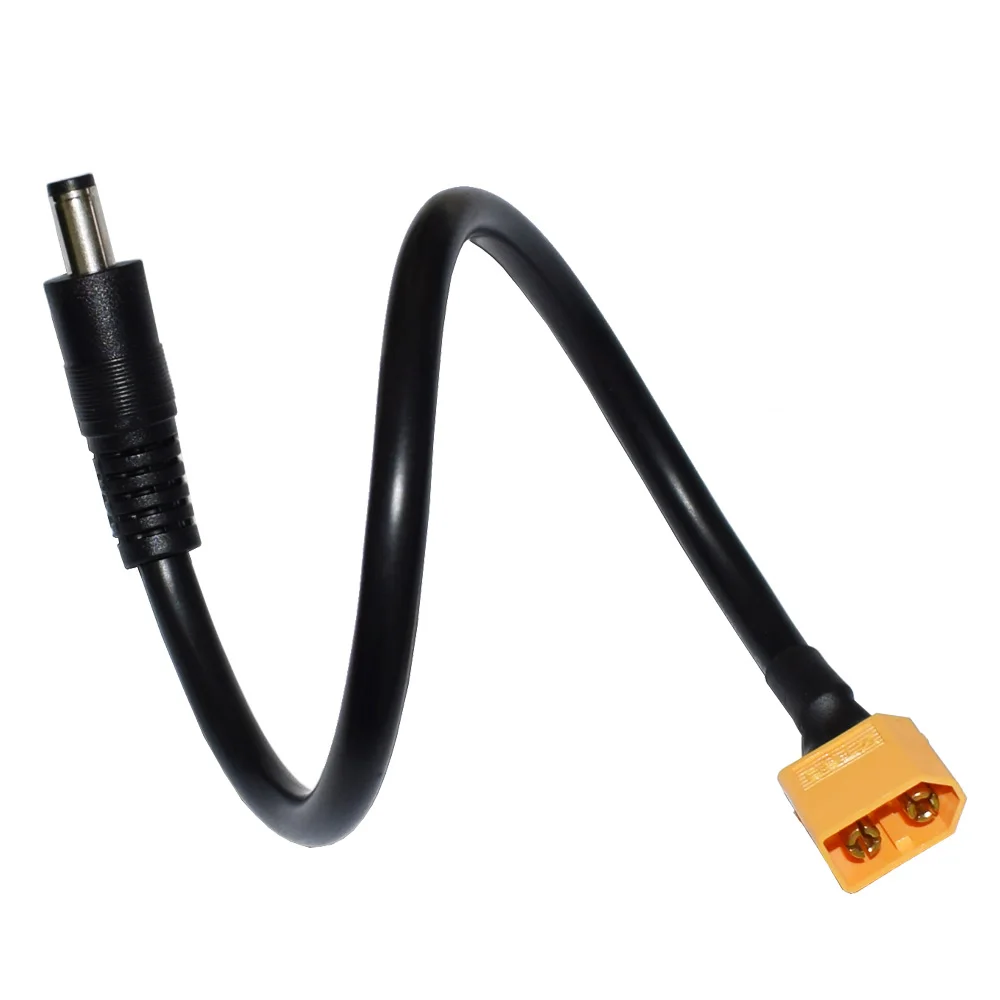 

XT60 XT-60 male to male DC 5.5mm X 2.5mm Jack Power Adapter Cable for FPV Monitor Power Drone Power Cord (XT60 to DC5525)
