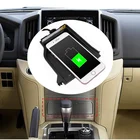 Для Toyota Land Cruiser 200 FJ200 LC200 2016 2017 2018 2019 автомобильные аксессуары специальные бортовые беспроводные зарядные панели для телефона QI