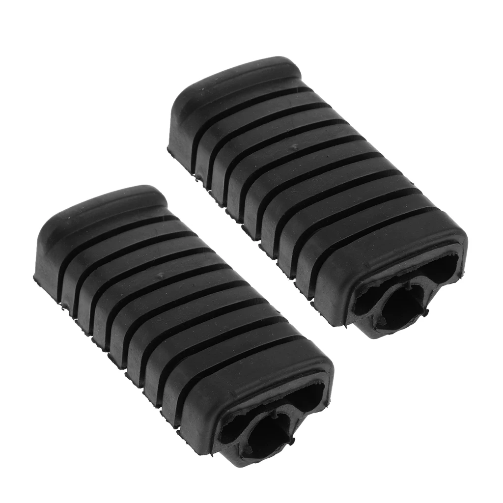 

2 Pieces Motorcycle Rubber Footrest Pedal Foot Peg Cover Shell for