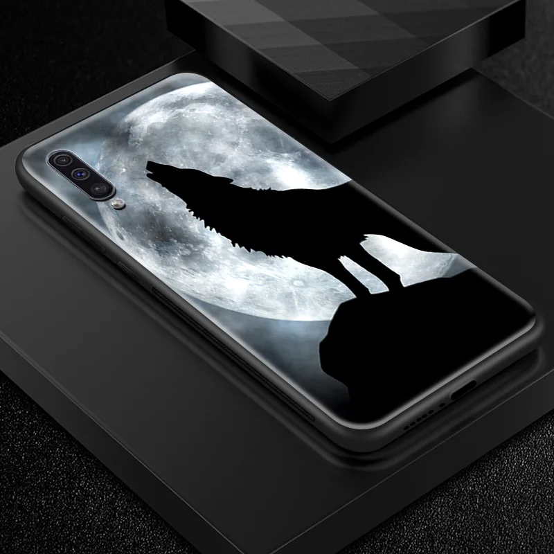 W324 Закаленное Стекло чехол для samsung Galaxy A10 A20 A30 A40 A50 A70 A80 A6S A8S J4 плюс M10 M20 M30 S9 S10+ рисунок животных Чехлы - Цвет: W324