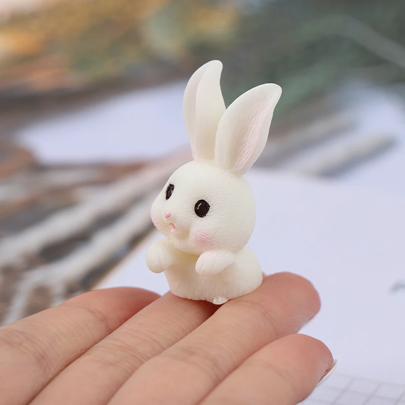 1 шт. милые полимерные растения кролик милый микро ландшафт искусственное