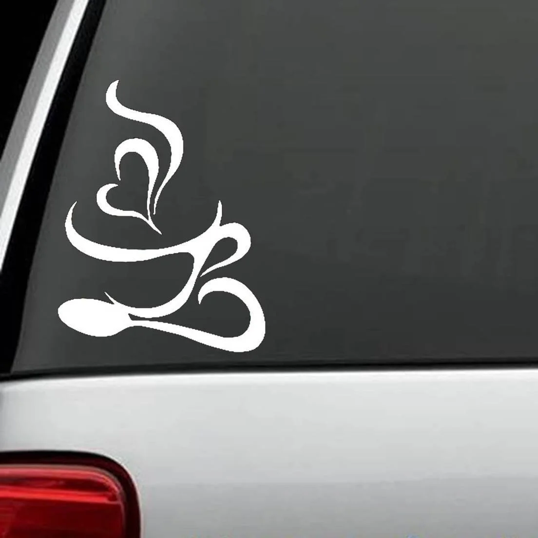 

Наклейка для автомобиля LoveHeart Coffee Cup, Виниловая наклейка для автомобиля, грузовика, внедорожника, ноутбука, арт-Стайлинг автомобиля