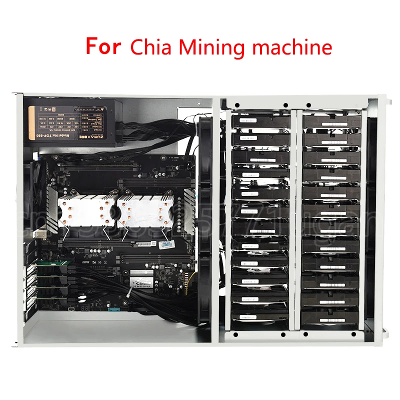 

For chia mining rig frame atx case multi-hard disk bit server case rack Hard Disk Rack 3.5 HDD Holder
