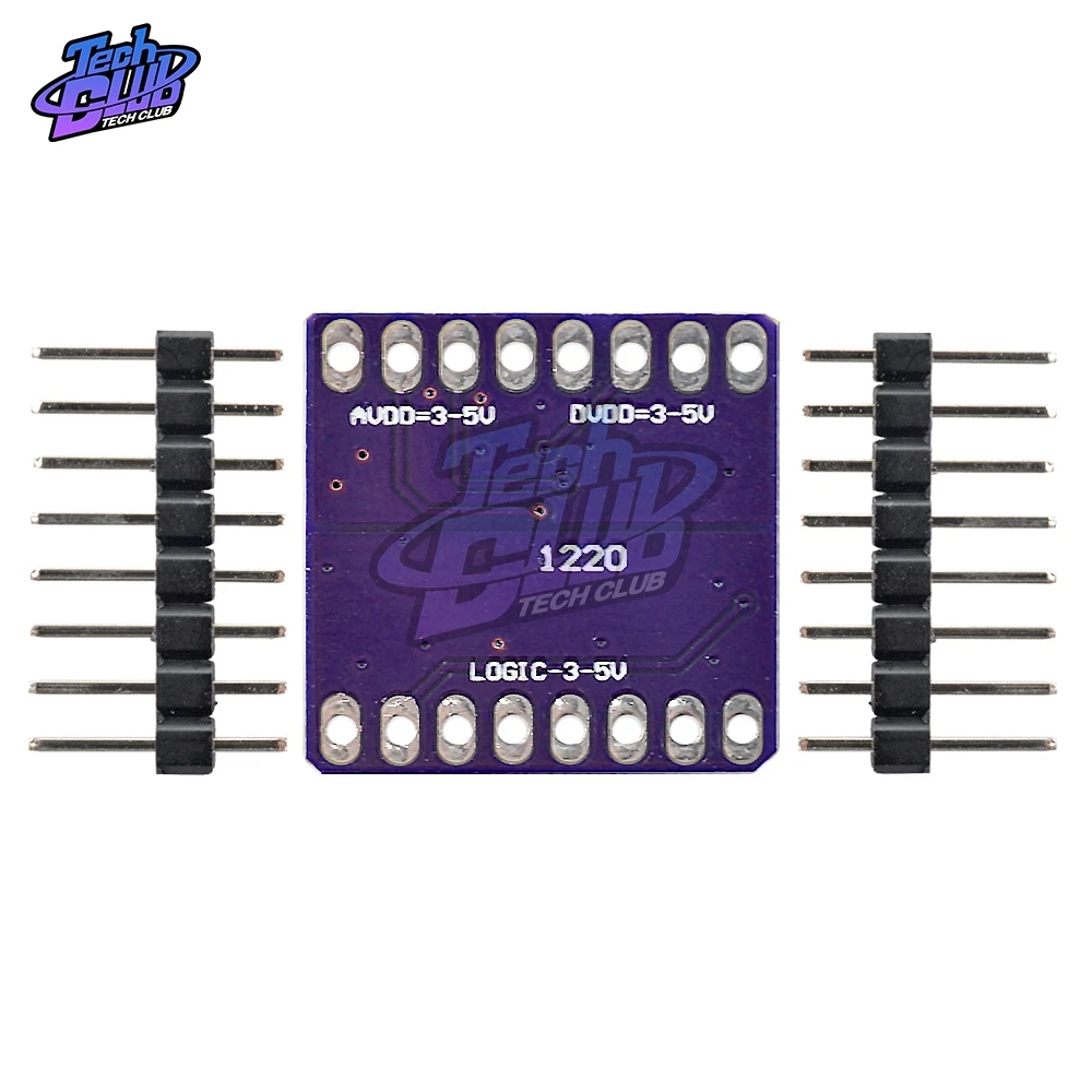 ADS1220 ADC 24 битный модуль преобразователя I2C с низким энергопотреблением аналогово