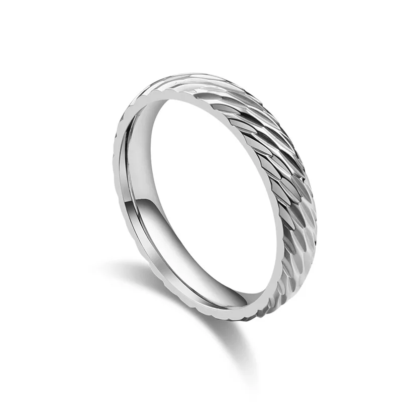 Высококачественные обручальные кольца KNOCK из нержавеющей стали 4 ММ золотого