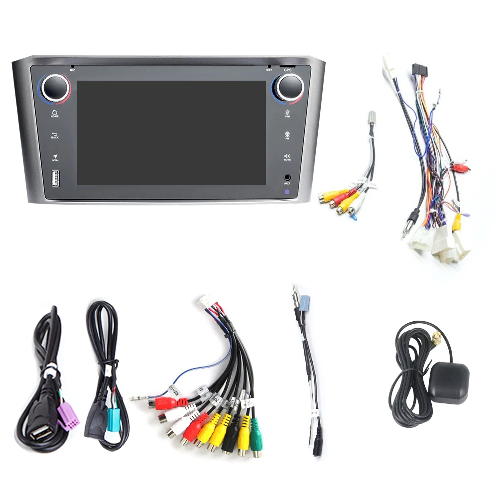 Автомобильное радио Octa-Core Android 11 DSP 7 &quotдля Toyota Avensis T25 2002 2003 2004 2005 2006 2008 Мультимедиа
