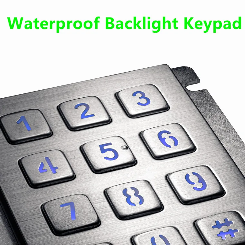 Наружная матрица 3X4 12 клавиш USB банкомат контроль доступа светодиодный ная