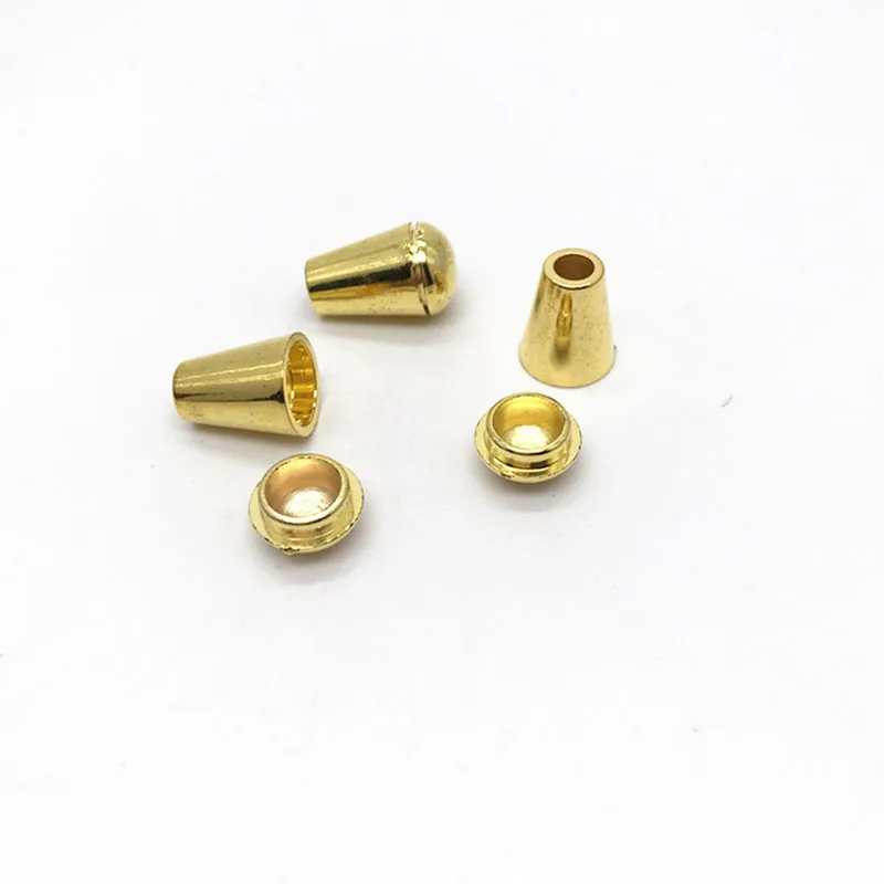 gold Meetee 50 шт. пластиковый стоппер для троса Шнур Конец 14 мм для шапка одежда брюки пояс на талии шнурок пряжки для веревки DIY аксессуары DY207 - Цвет: gold