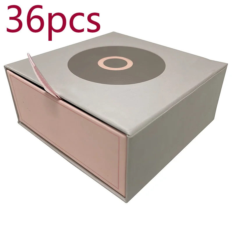 36pcs Packaging Paper Box Bracelet Display Ring Earrings Necklace Gift Velvet Box Compatible With DIY Europe Jewelry