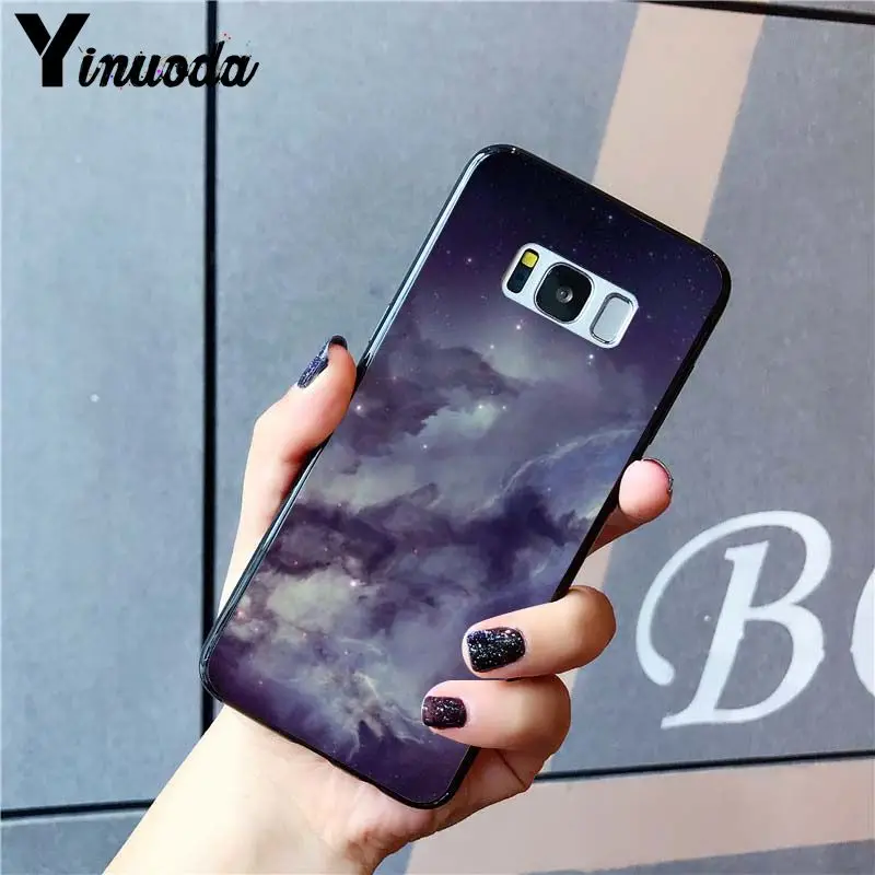Yinuoda Космос для galaxy Вселенная звезда Темный чехол телефона Samsung Galaxy S9 S20 S10 Plus S10E S6 S7