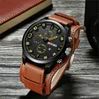 Часы DOOBO мужские, армейские, спортивные, кварцевые, водонепроницаемые, из кожи, 8225