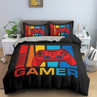3d printed game bedding set adults teens gamer queen king single duvet cover with pillowcase bedclothes