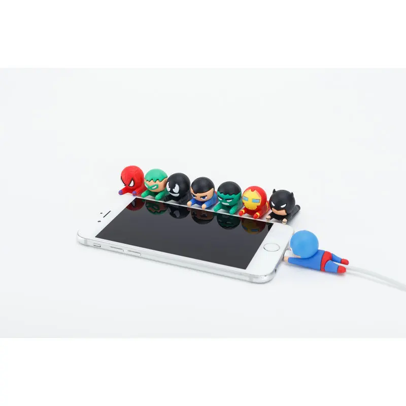 Disney с героями комиксов Марвел Usb кабель Защитный чехол рисунком из мультфильма