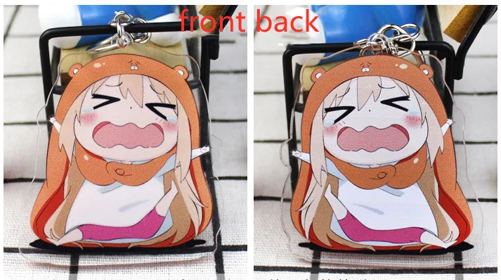 

Qianwumei Small Buried Key Ring Anime Surrounding Double-Sided Acrylic Key Chain Buried In The Soil Key Chains Car Pendant