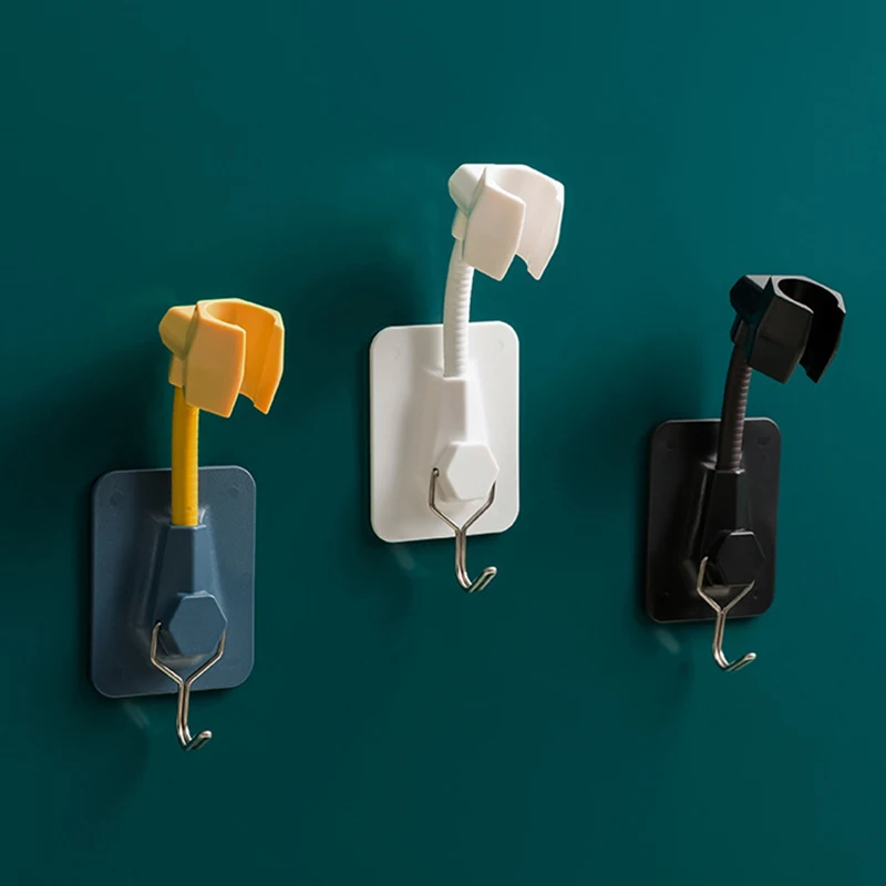 

Bathroom Cloud Shaped Shower Bracket Holder Shower Head Stand Holder Wall-Sticky Bath Rack Wall Mount Shower Head Stand Baño
