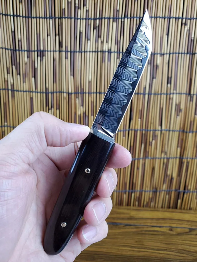 Japanese Damascus steel 60HRC Sheath Small Knife Letter Opener Sharpness Supply EDC tools | Инструменты