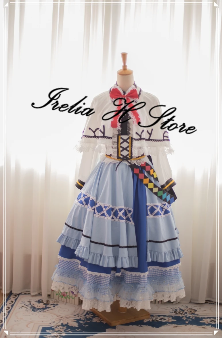 

Irelia H Store TouHou Project косплей s Hinanawi Tenshi Косплей Костюм Хэллоуин Лолита женское платье на заказ