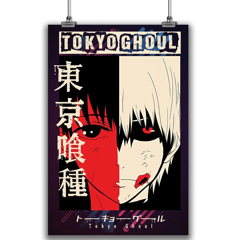 

Ken Kaneki Токийский Гуль, плакаты и принты, японская искусственная стена, картина для спальни, домашний декор, без рамки