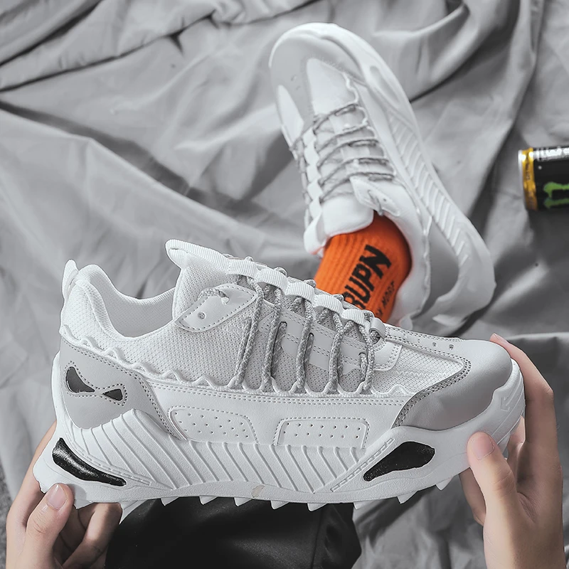 

Men Vulcanize Shoes Lace-Up Walking Shoes 2021 Man Sneakers Casual Shoes Men Trainers Male Sneakers Tenis Masculino Zapatillas