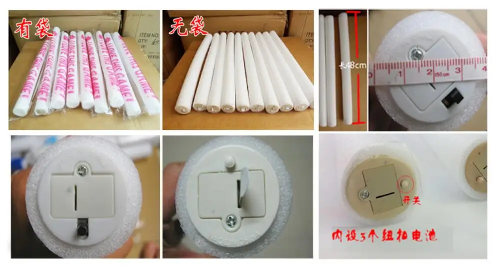 Светящаяся палочка 30 шт. Яркие мигающие светодиодсветодиодный палочки для