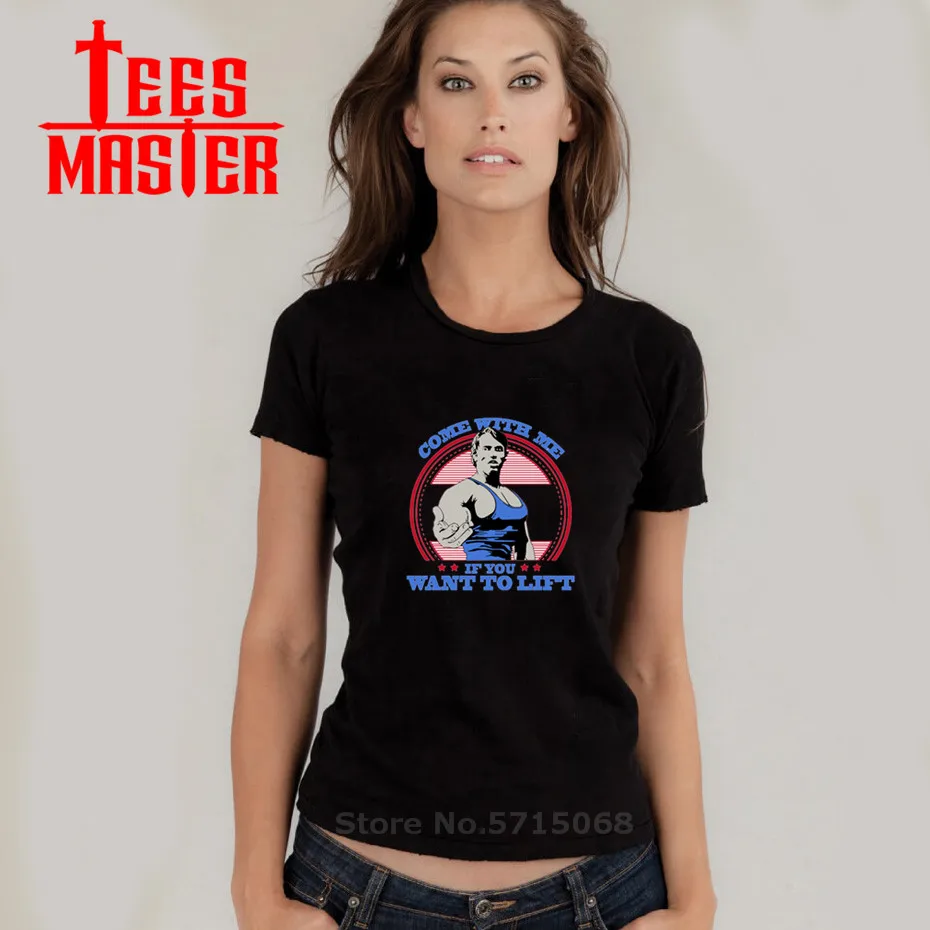 Повседневные женские хипстерские фитнес Арнольд футболки поставляются со мной