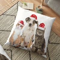 christmas motif for animal lovers cushion cover pillowcase 2020 christmas decorations for home xmas noel ornament happy new year