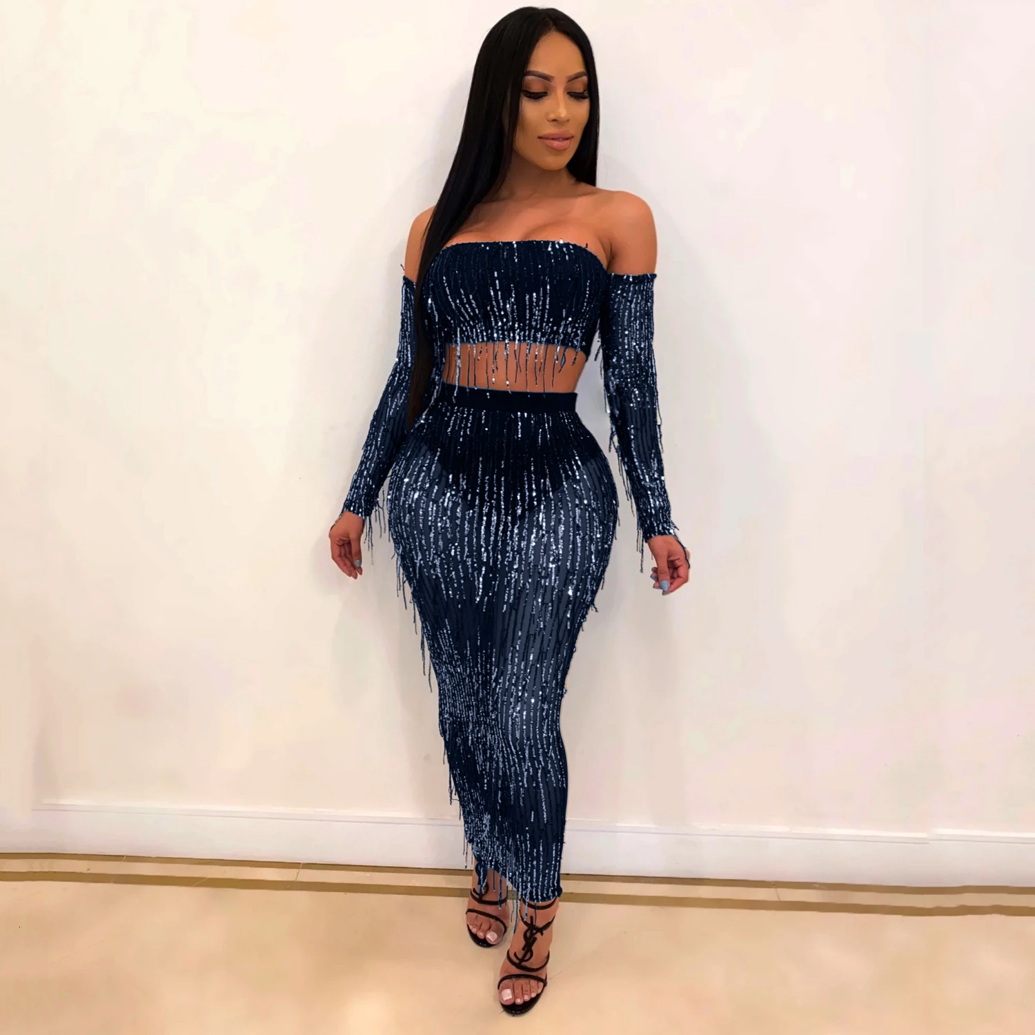 Новые Вечерние платья с кисточками женские сексуальные Клубные открытыми