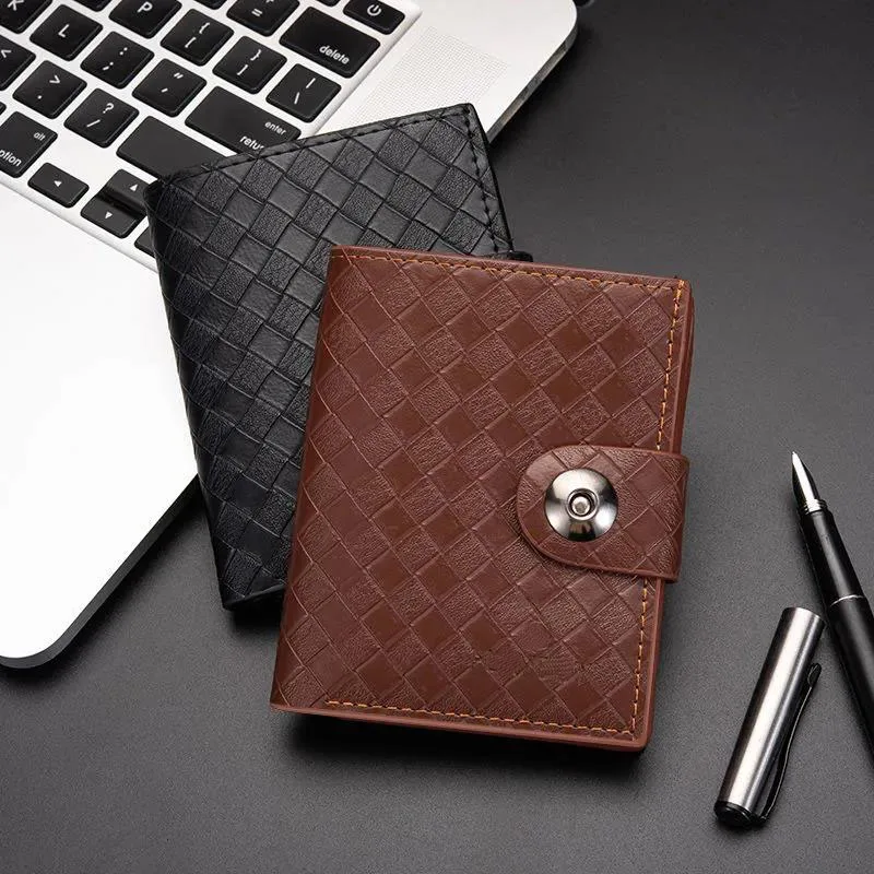 

Leather Men Wallet Coin Purse Small Mini Card Holder Chain Male Walet Pocket Men's credit card holder leather bank card wallet