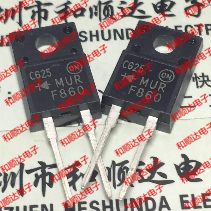 

Original New / 5pcs / MURF860 TO-220F 600V 8A