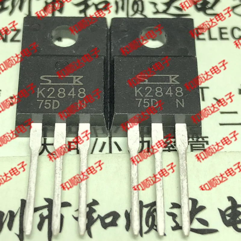 

10 шт./лот K2848 2SK2848, новый стоковый телефон, 600 В, 2 А
