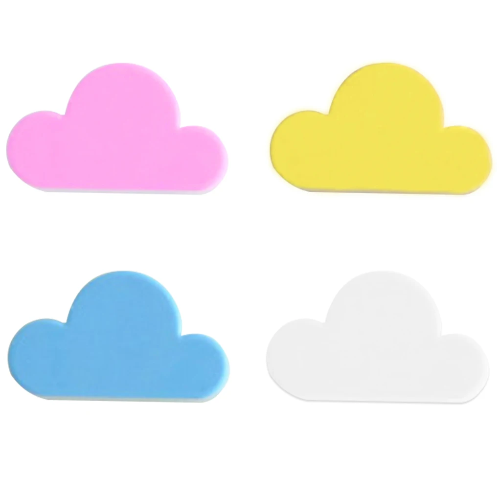 

Hot Cloud Shape Magnets Wall Key Holder Keys Securely Pink/Yellow