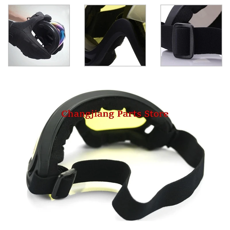 

Super Tenacity Motorcycle Goggles Mask Lens Outdoor Riding Retro Motorcycle Helmet Glasses Vintage Off-Road Eyewear