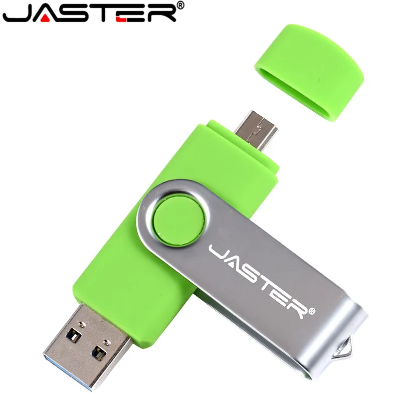 Usb флеш накопитель JASTER OTG 8 ГБ 16 32 64 128 2 в 1 usb диск бесплатная доставка|USB