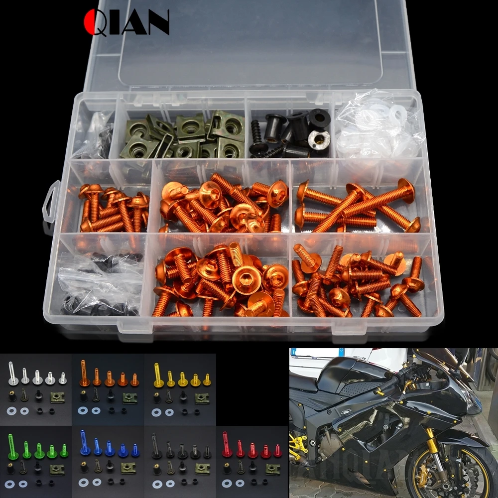 

Universal Motorcycle Aluminum Fairing Screws Bolts Kit For 390 / 250 RC390 390 Adventure 690 690 R SMC SMCR