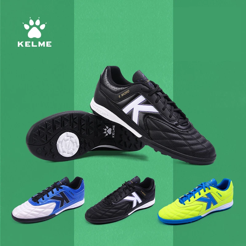 KELME Men Soccer Shoes Anti-Slippery Futsal Kid Football Sneakers Indoor Sports Shoes Professional Training TF Shoes ZX90111053 images - 2