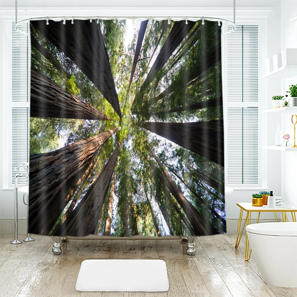 Водонепроницаемые занавески для ванной водонепроницаемые утолщенные шторы душа