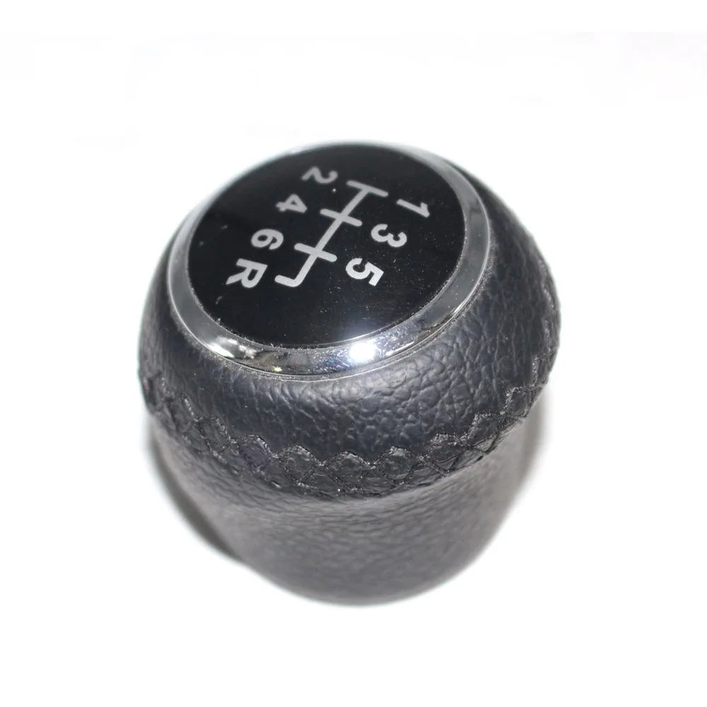 6 скоростей Ручка Переключения рулевого механизма автомобиля покрытая кожа для