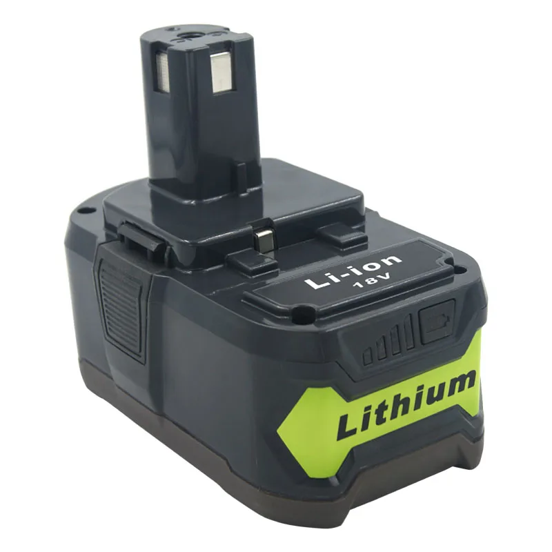 18 в 6,0 Ач для Ryobi RB18L50 ONE+ литий-ионный Батарея P108 RB18L40 RB18L25 RB18L15 P107 P122 P104 P105 с Светодиодный индикатор