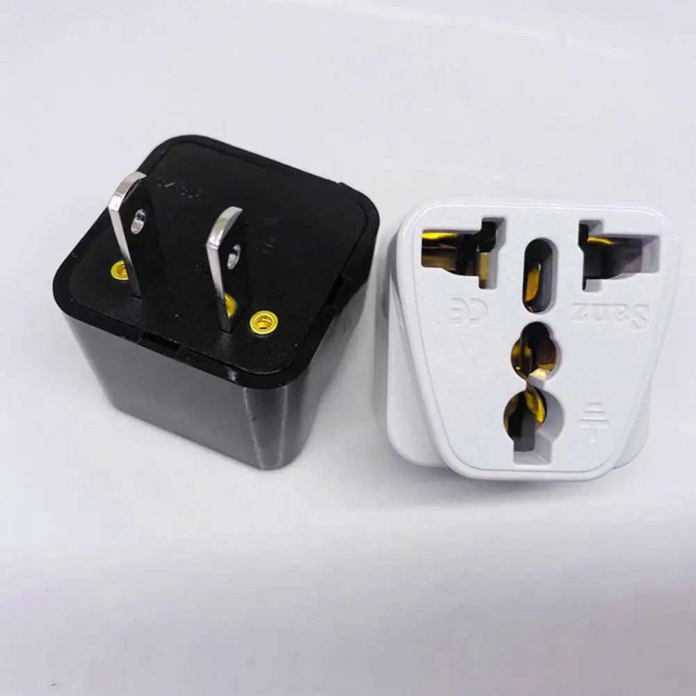 

Отличный дорожный мини-преобразователь US 2pin на 3pin, легкий Штекерный конвертер, универсальные Бытовые аксессуары