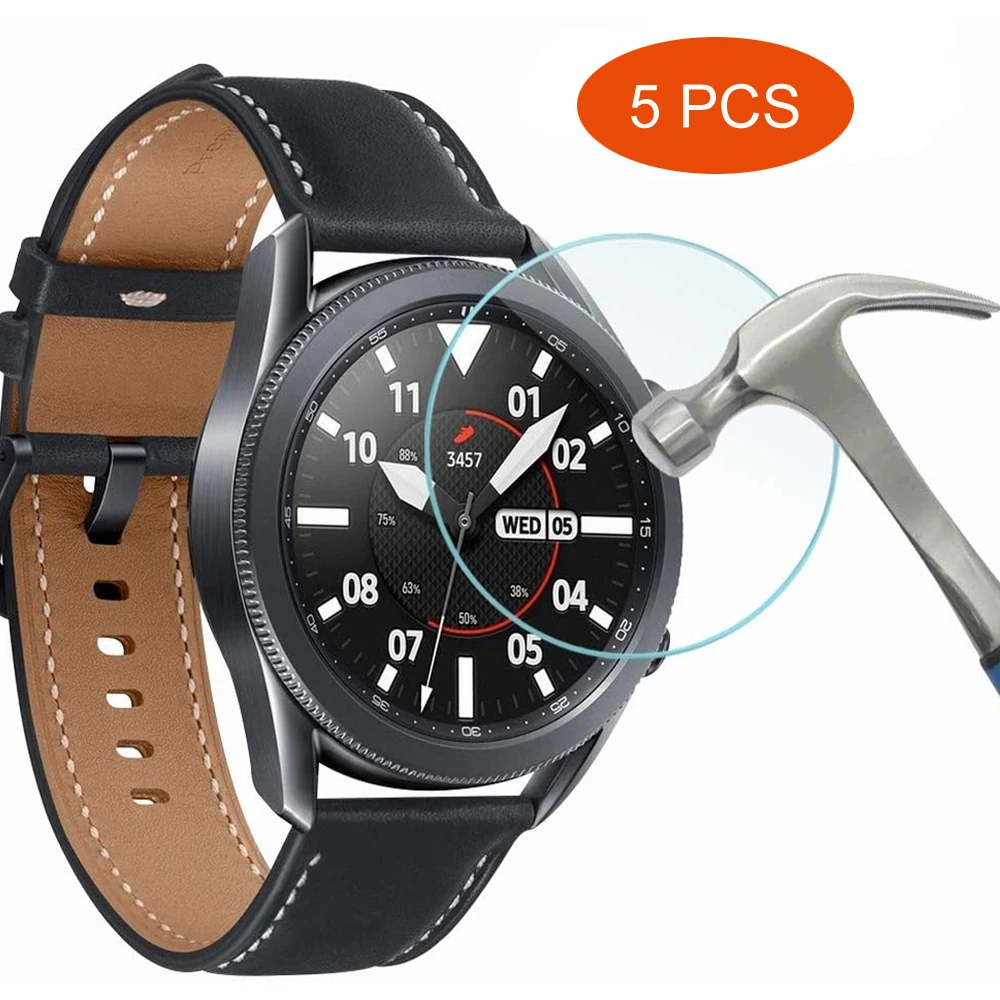 Для Samsung Galaxy Watch 3 45 мм защита для экрана HD Защита от царапин без пузырьков 9H чехол
