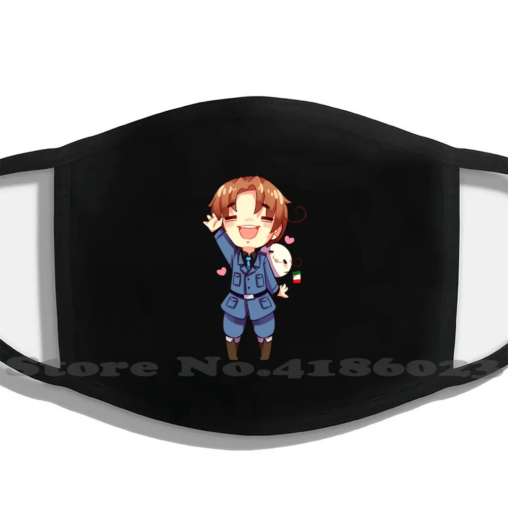 

Итальянская «хеталия», «сделай сам», маска для рта для взрослых и детей, маски для лица, хеталия, Италия, аниме, Chibi, мультфильм