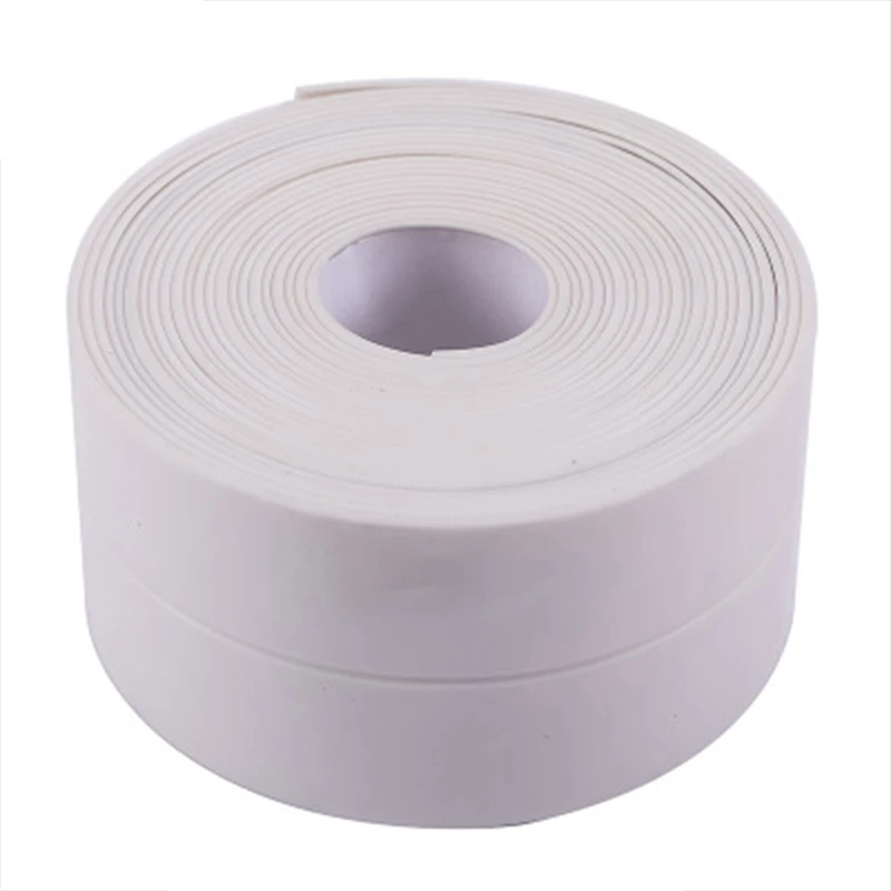 

Acrylic Waterproof Furniture Stickers Home Bathroom Shower Sink Bath Sealing Strip Tape White PVC Self adhesive Wall Sticker