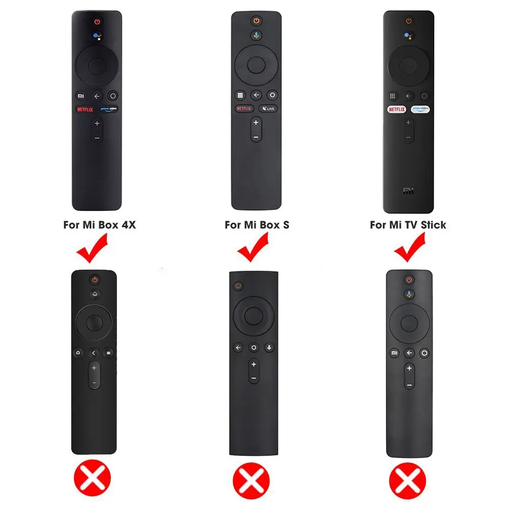 sikai silicone remote control case for xiaomi mi box s tv stick remote controller case soft plain remotecontrol protector cover free global shipping