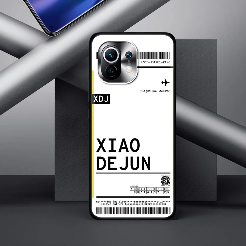 

World Country Label Air Tickets Luxury Soft TPU Cover for Xiaomi Mi 10S Poco X3 NFC 9T 10T 10 Note 10 Pro Lite CC9 CC9E Case