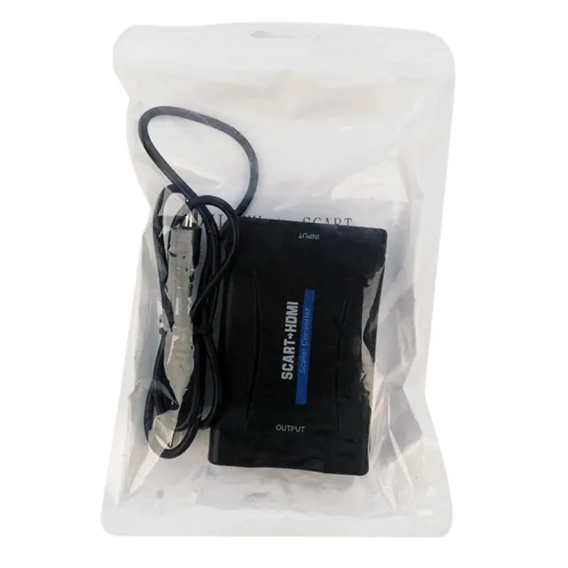 SCART To HDMI Audio And Video Converter Adapter For HD TV DVD Sky Box |