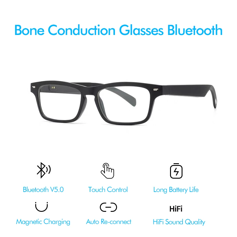 저렴한 스마트 오디오 선글라스 편광 렌즈 UV400 블루 라이트 오픈 이어 블루투스 헤드셋 스피커, 음악 듣기, HD 전화 통화