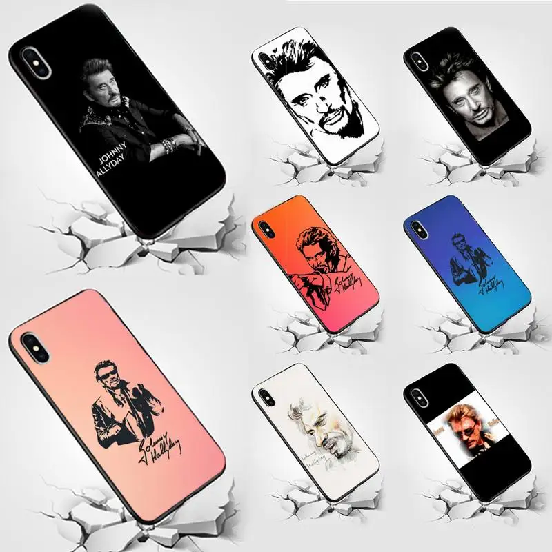 

Johnny Hallyday Phone Case for Huawei P9 P10 P20 P30 40 plus pro lite SMART2019 SMART2020 fundas