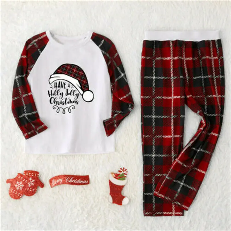 Семейные одинаковые наряды теплая зимняя домашняя пижама для отпуска