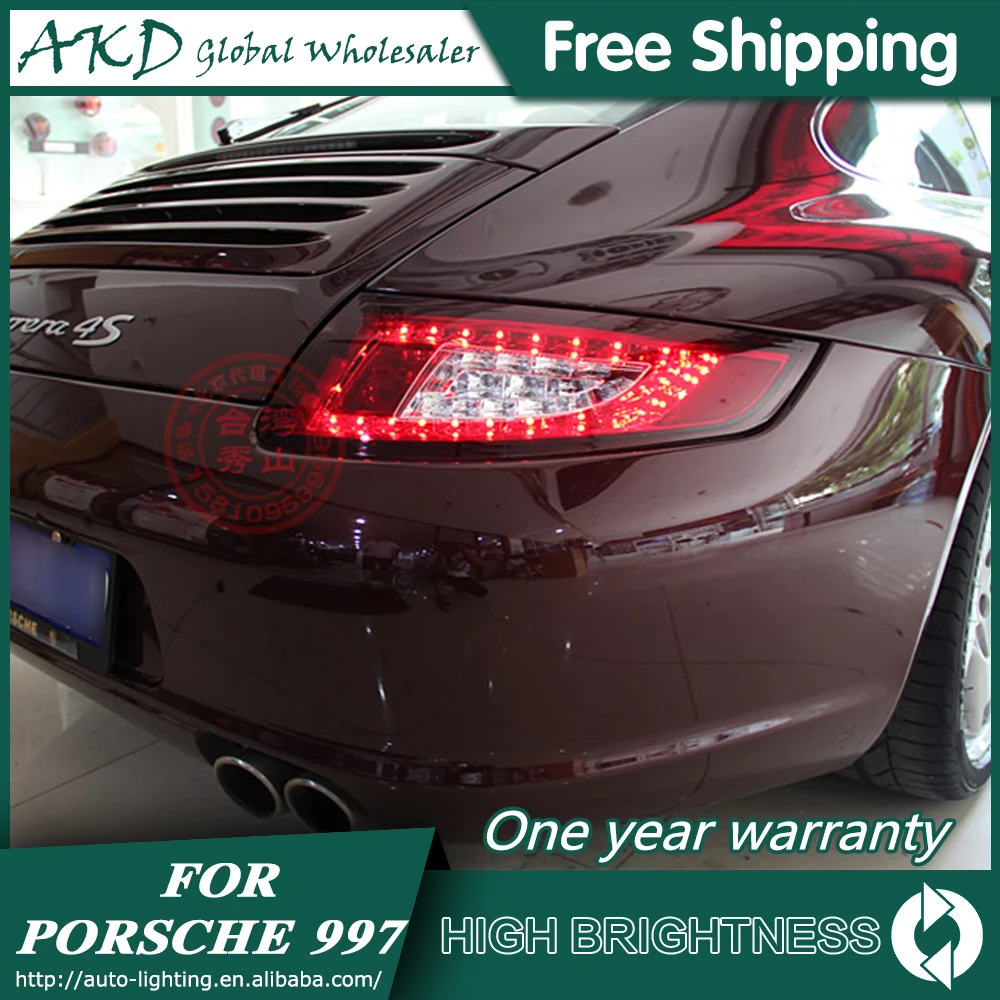 

Задний фонарь для автомобиля Porsche 997 2005-2008 911, светодиодные противотуманные фары, дневные ходовые огни, тюнинг, автомобильные аксессуары