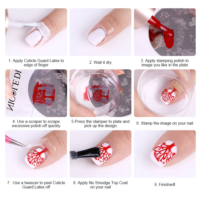

Nail Stamping Polish Varnish Stamp Polish Nail Art Plate Printing Polish Nail Art for DIY Stamping Polish